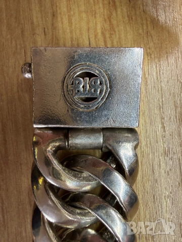 Buddha to Buddha Chain Big  -сребърна гривна, снимка 5 - Гривни - 50364843