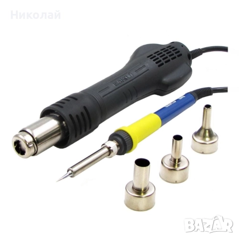 Станция за запояване BAKU BK878L горещ въздух, поялник, дигитален дисплей, снимка 5 - Друга електроника - 52244818