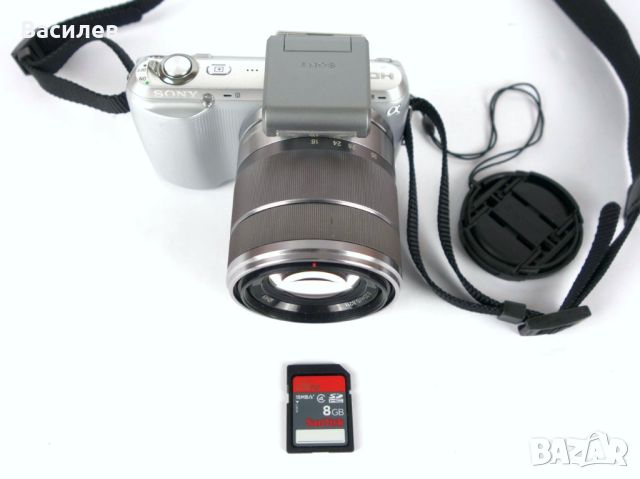 Фотоапарат Sony NEX-C3 + обектив Sony SEL 1855, снимка 10 - Фотоапарати - 45595330
