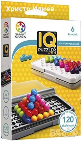  Детска логическа игра Smart Games Pocket IQ - IQ Puzzler Pro, снимка 3 - Образователни игри - 46153718