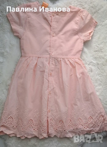 Нова розова лятна рокличка, снимка 2 - Детски рокли и поли - 51190151