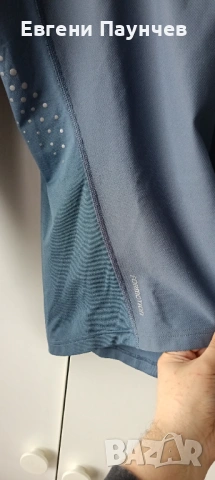 Adidas мъжка блуза с цип за вятър в син цвят , снимка 6 - Спортни дрехи, екипи - 53478449