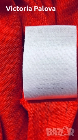 Скъпа ленена рокля SANDRO PARIS, снимка 11 - Рокли - 52062671