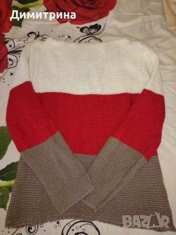 Дамски плетена блуза
