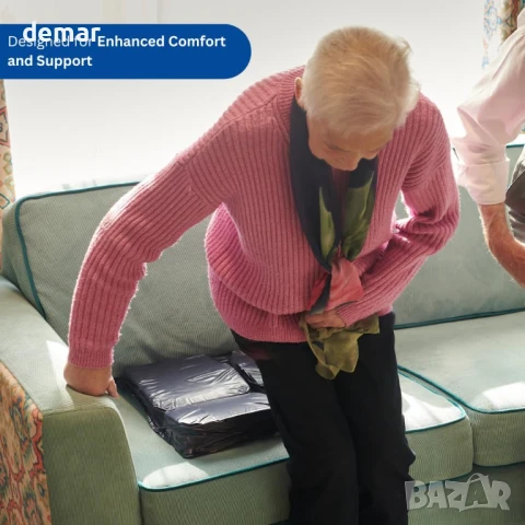 THE HELPING HAND Въздушна възглавница Equazone за облекчаване на напрежението (43 x 43 см), снимка 4 - Други стоки за дома - 51415082