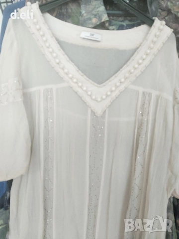 Day Birger&Mickelson Size M-L 100% Коприна , снимка 2 - Туники - 52100152