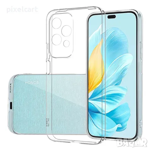 Силиконов калъф за Huawei Honor 200 Lite, 0.5mm, Прозрачен, снимка 1 - Калъфи, кейсове - 47966400