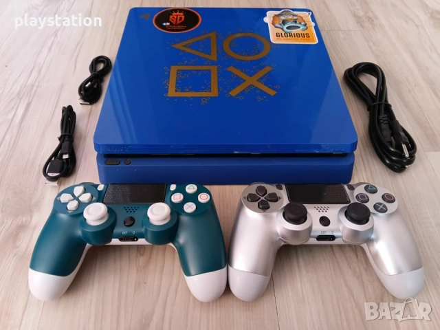 PlayStation 4 Slim 500GB – Лимитирана серия + 2 контролера