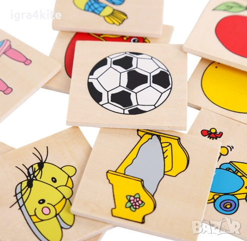 Игра на сенки Стем Монтесори Образователна асоциация и игра за памет, снимка 5 - Образователни игри - 51725740