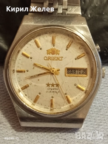 Колекционерски часовник ORIENT CRISTAL работи за ЦЕНИТЕЛИ 51556, снимка 2 - Мъжки - 52377668