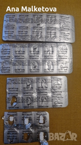 Кардишуър 2.5 и Ъп Кард 3 мг за куче със сърдечна недостатъчност, снимка 4 - Други - 52585224