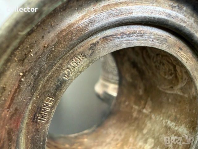 Комплект от шест броя поставки за чаши. №7857, снимка 8 - Антикварни и старинни предмети - 53451726