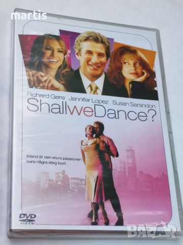 Ще танцуваме ли? с Дженифър Лопес и Ричард Гиър ДВД Бг.суб, снимка 1 - DVD филми - 45405660