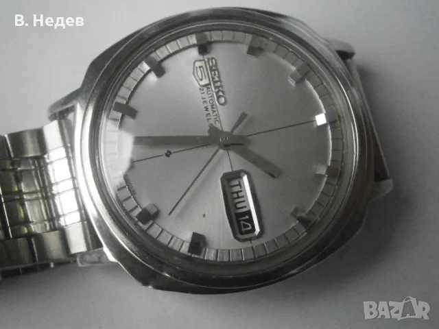 SEIKO 5, 21 jewels, cal 6119C, made in Japan, case 38mm, TOP!, снимка 2 - Мъжки - 47967683