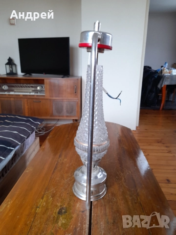 Стара декоративна лампа полилей, снимка 2 - Антикварни и старинни предмети - 52944827