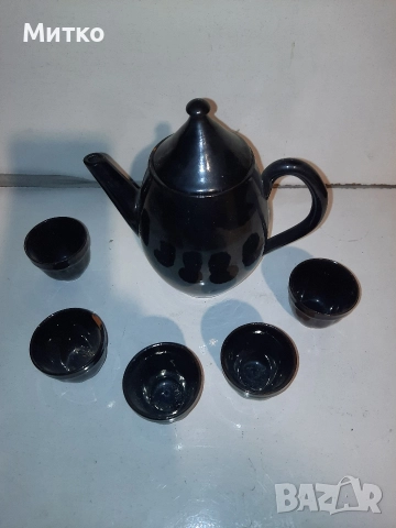 Ретро керамични Битови сервизи за ракия и вино, снимка 15 - Сервизи - 52860914