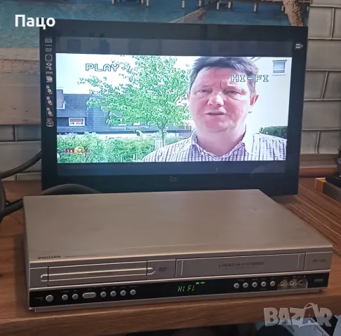 Philips DVP3055V /DVD Player / VHS Video Recorder, снимка 2 - Плейъри, домашно кино, прожектори - 47243492