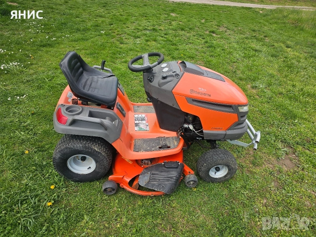 ТРАКТОРНА КОСАЧКА HUSQVARNA 21.КОНЯ. ПЕРФЕКТНА , снимка 4 - Градинска техника - 54295792
