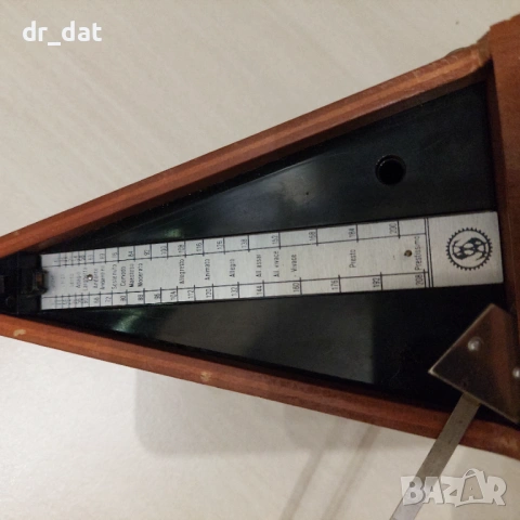 Стар немски метроном, снимка 6 - Антикварни и старинни предмети - 53586024