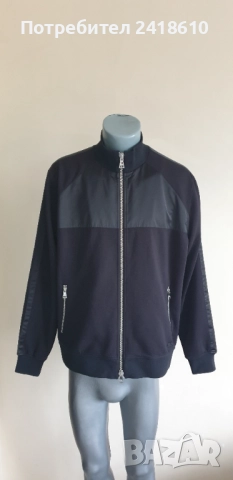 Karl Lagerfeld Sweat Jacket Full Zip Mens Size L ОРИГИНАЛ! Мъжко Яке Горнище!, снимка 3 - Якета - 52052620