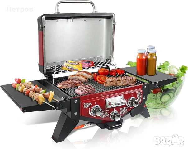 Газово барбекю, грил - El Fuego Madison red, снимка 2 - Барбекюта - 53881777