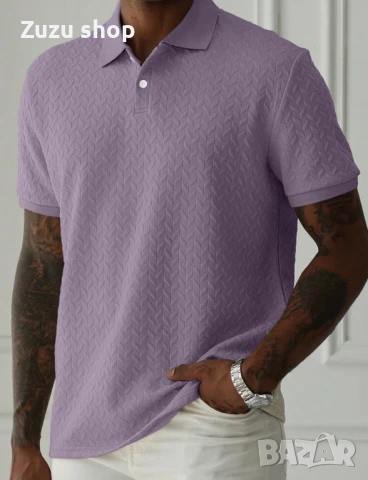 Мъжка тениска с яка, снимка 7 - Тениски - 50814350