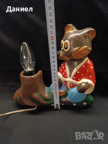 Съветска детска лампа за стена , снимка 4 - Антикварни и старинни предмети - 53819678