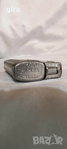 Австрийска бензинова запалка Imko Triplex Streamline, снимка 3 - Запалки - 52560819