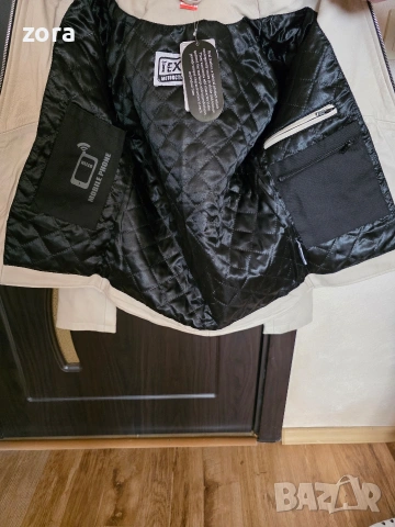 Дамско кожено яке, снимка 3 - Якета - 54090273