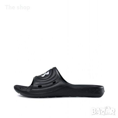 МЪЖКИ ЧЕХЛИ UNDER ARMOUR LOCKER IV SLIDES BLACK (002), снимка 1 - Мъжки чехли - 45821384