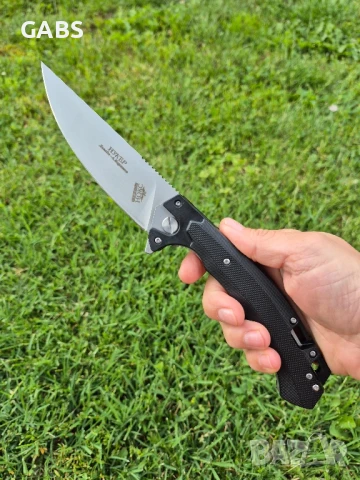 Руски сгъваем нож НОКС Нукер,дизайн А.Бирюков, снимка 9 - Ножове - 50667510