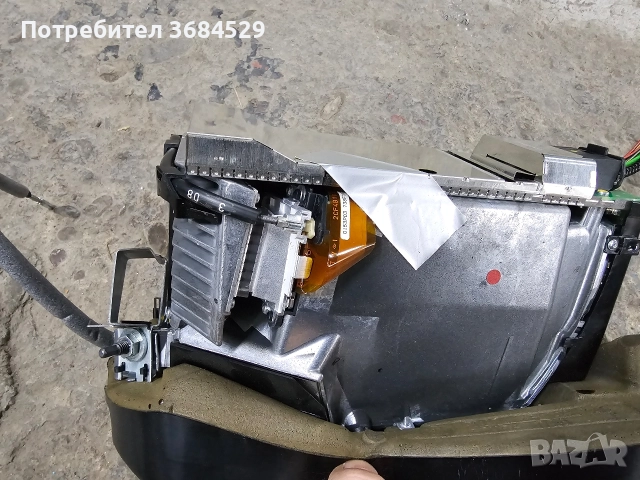 табло със къп холдери и хедъп headup bmw e60 e61 бмв е61 е60 , снимка 6 - Части - 52639665