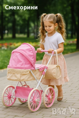 Голяма детска количка за кукли, снимка 5 - Кукли - 52481467