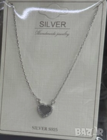 Елегантно сребърно колие с висулка – универсален аксесоар за всякакви поводи, снимка 3 - Колиета, медальони, синджири - 51926373