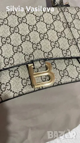 Дамска чанта Balenciaga x Gucci, снимка 10 - Чанти - 47388391