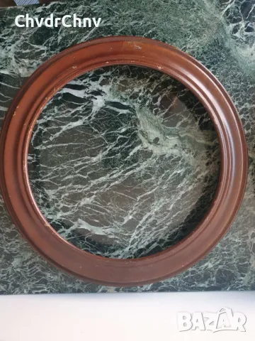 11бр Van Hygan & Smythe луксозна английска кръгла дървена рамка за декоративна порцеланова чиния, снимка 9 - Колекции - 47173394