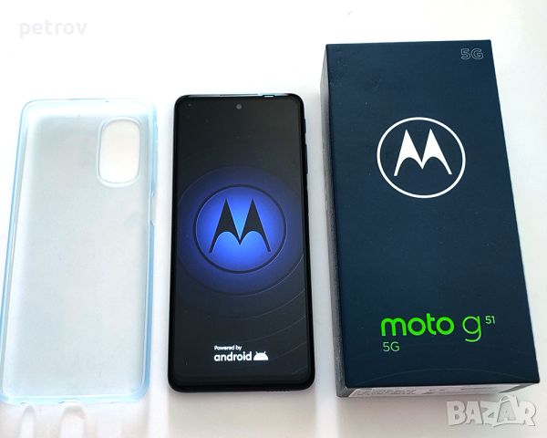 MOTOROLA G51 5G Пълен Комплект Като Нов, снимка 1 - Motorola - 46525340