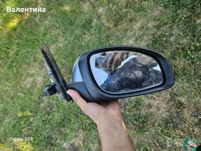 Дясно огледало за Opel Vectra C.Светло сив цвят, снимка 3 - Части - 51029208