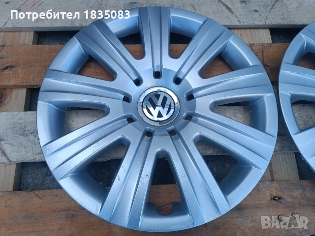 Оригинални тасове VW 16 цола, снимка 2 - Аксесоари и консумативи - 52485725