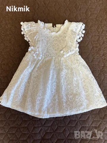 Бяла официална рокля за принцеса , снимка 1