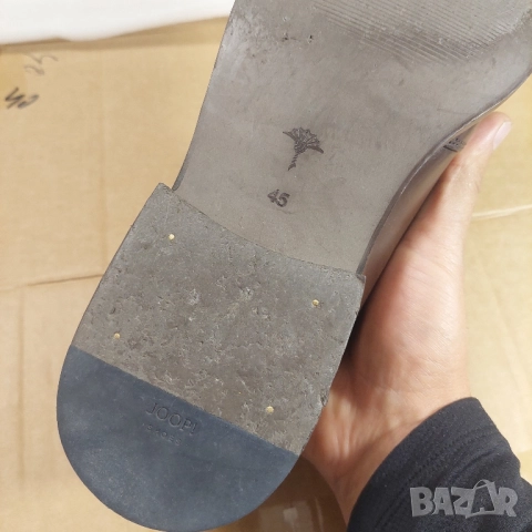 JOOP! Обувки Philemon номер 45 кожени обувки от пълнозърнеста кожа - официални, снимка 13 - Официални обувки - 51990484