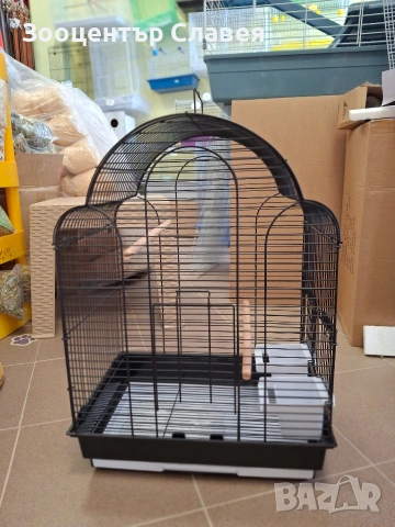 Оборудвана клетка,кафез(вълнисти,малки папагали, папагал и др.птици