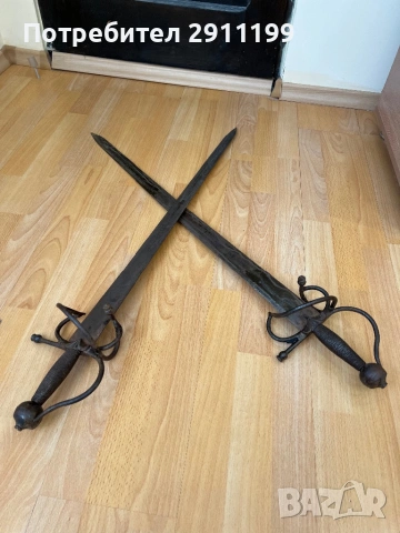 Стар декоративен меч, 2бр.