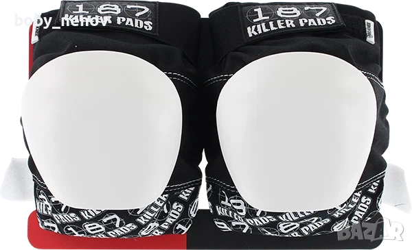 187 Killer Pads Pro Knee Black White - M, снимка 2 - Скейтборд, ховърборд, уейвборд - 52232438