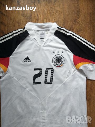 Adidas Germany Football Team 2004/05 Home Jersey - ретро футболна тениска  М, снимка 3 - Тениски - 45638259