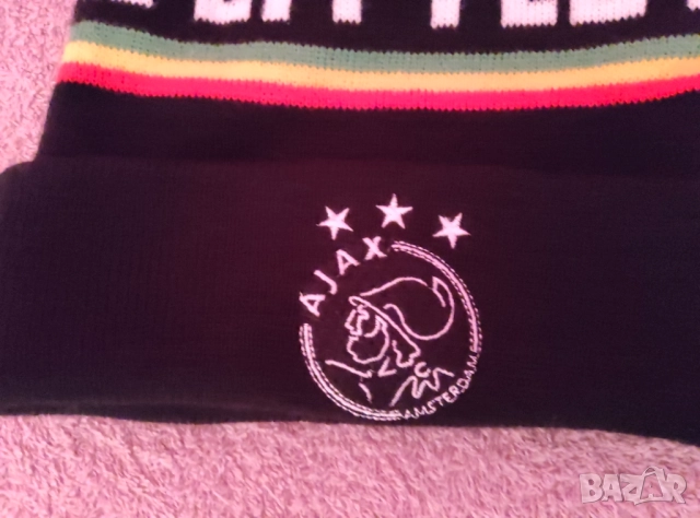 Лимитирана зимна шапка Ajax & Bob Marley- Three Little Birds, снимка 2 - Фен артикули - 52849066