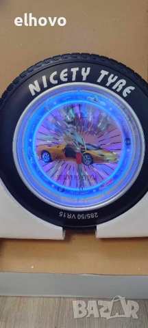 Часовник за стена във формата на гума, снимка 2 - Други - 50441888