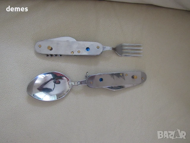Туристически комплект вилица, лъжица.... , ново, Русия, снимка 4 - Прибори за хранене, готвене и сервиране - 51057292