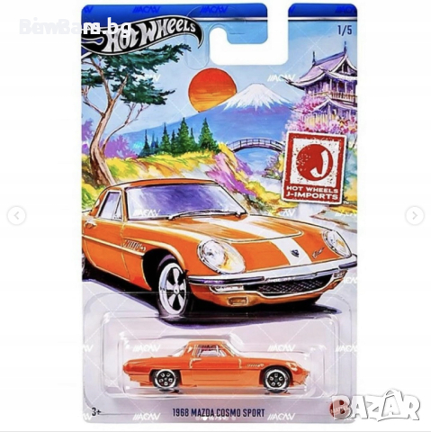 Колекционерска количка Hot Wheels 1968 Mazda Cosmo Sport, снимка 1 - Коли, камиони, мотори, писти - 45041664