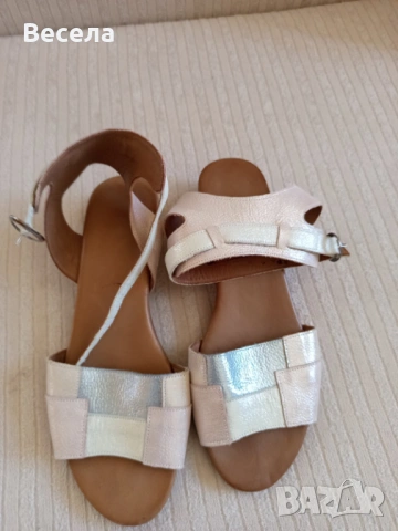 САБО - Ектравагантни чехли естествена кожа 40 номер с подаръци, снимка 10 - Чехли - 53644322